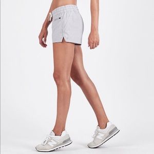 Vuori Light Grey Clementine Shorts